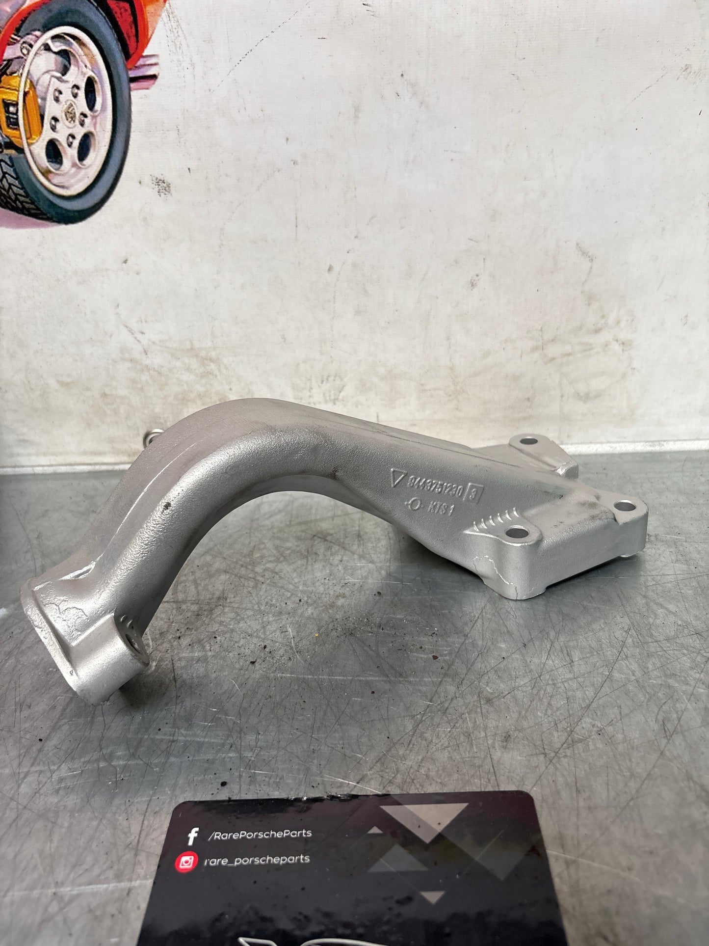 Porsche 924 S / 944 engine carrier bracket, used 94437512303