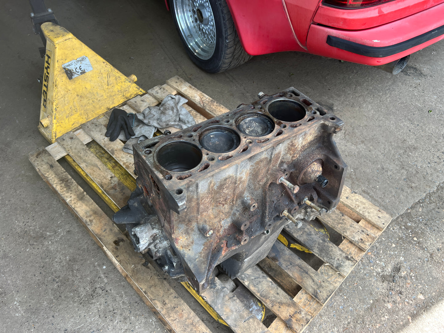Porsche 924 Turbo S2 Engine, Short Block 931 for spare or repairs