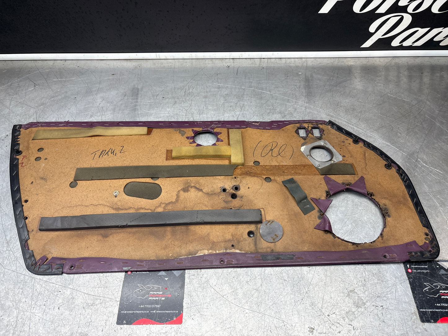 Porsche 911 964 right side door card, used