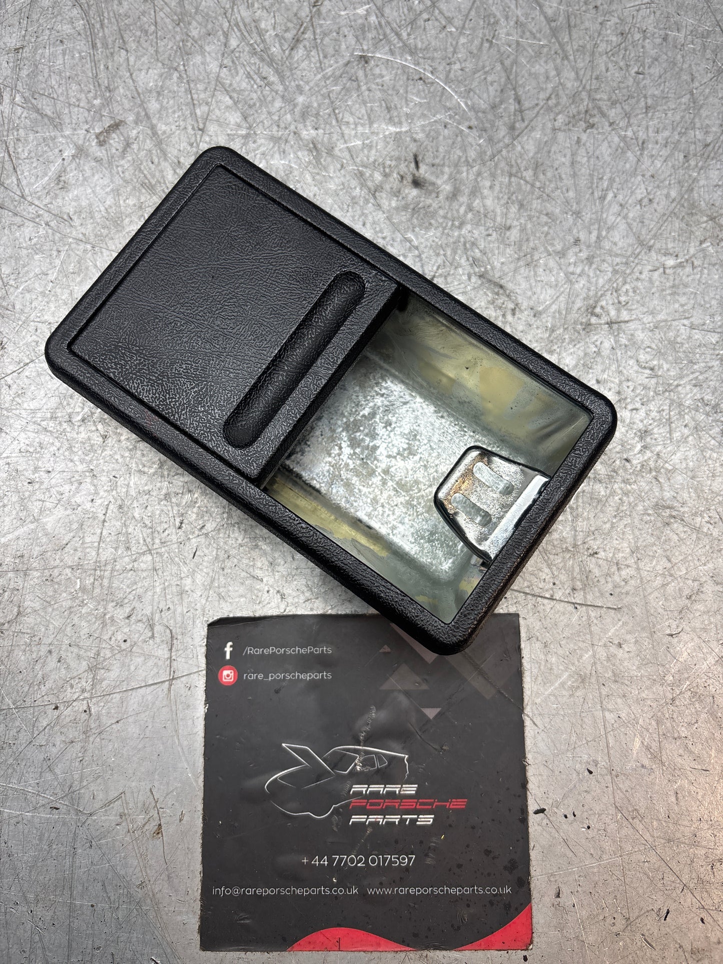 Porsche 924 76-79 black ashtray, 477857305, refurbished