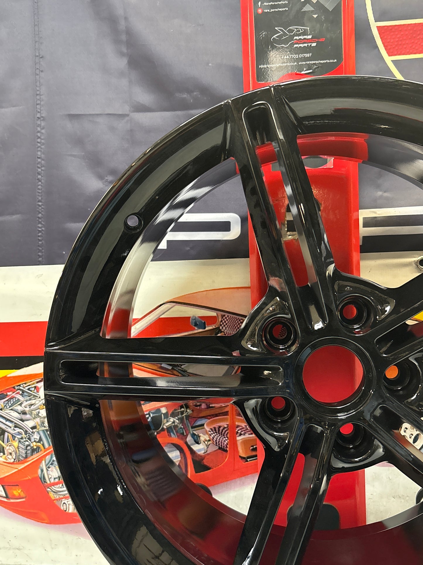 Porsche Taycan Front Alloy wheel 9.5Jx21" ET60 rim 9J1601025AA, refurbished