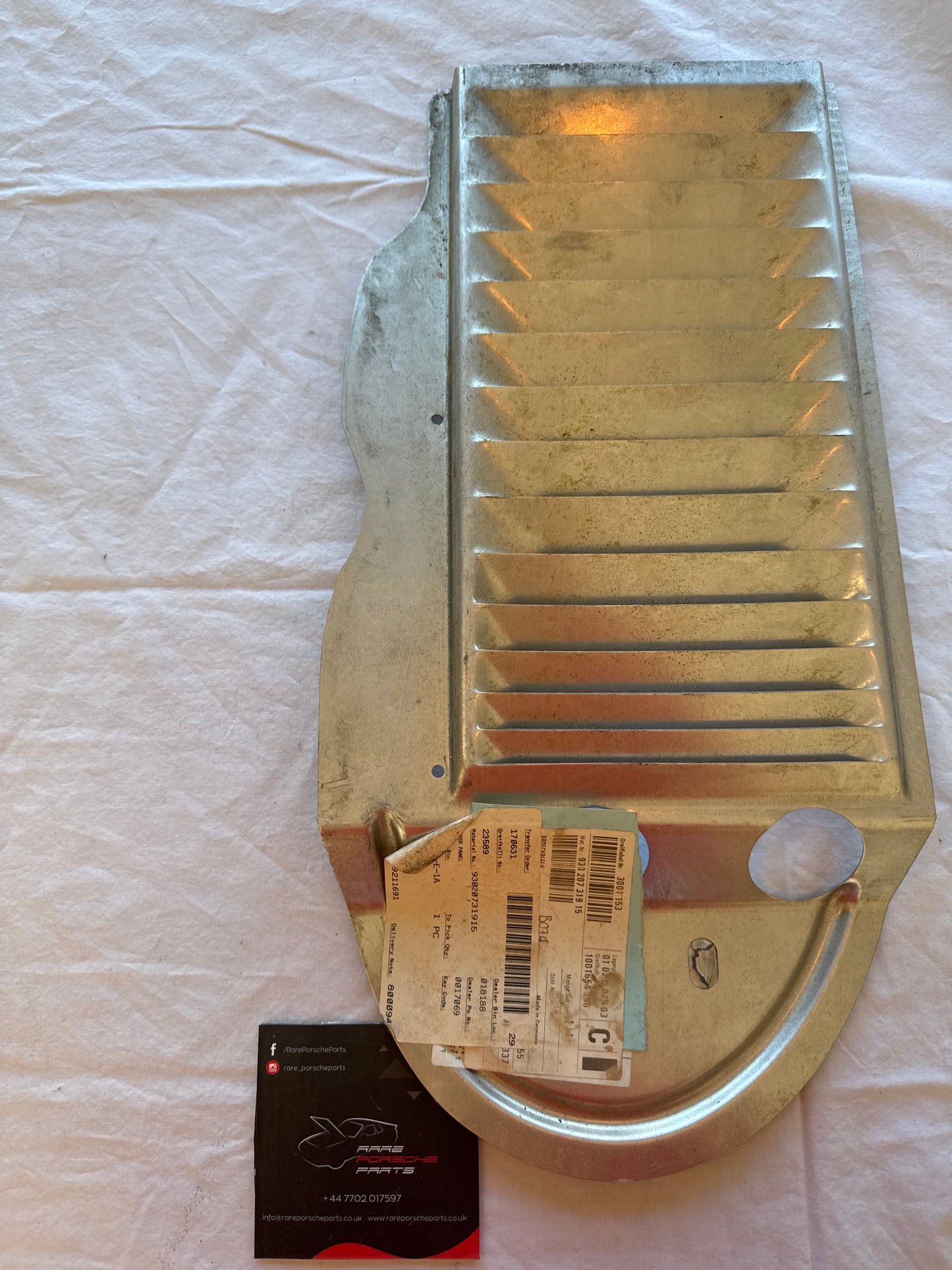 Porsche 911 cover plate front 93020731915 NOS