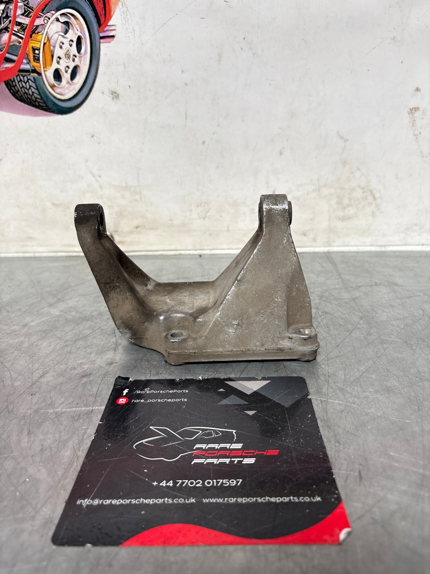 Porsche 928 Engine Motor Mount Bracket, used. 9281261177R