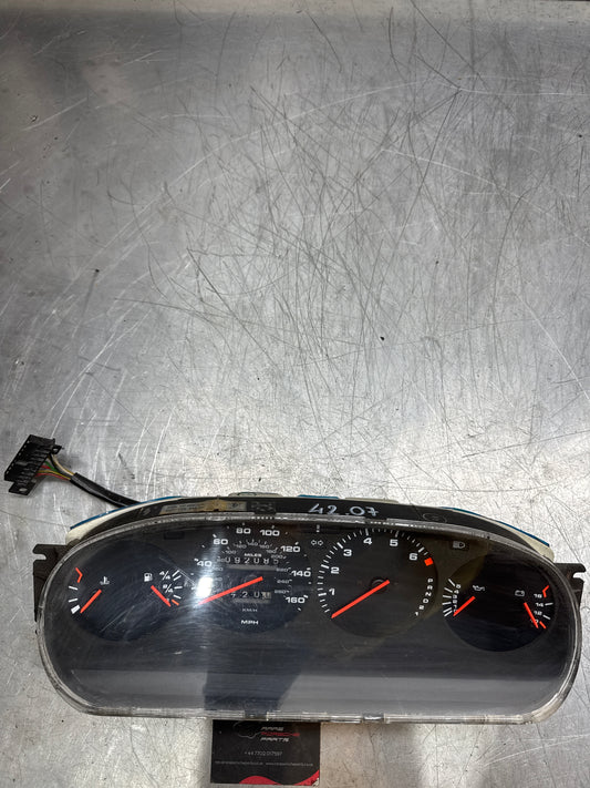 Porsche 944 dash clock binnacle pod speedometer, automatic 94564131107 used 09285 miles
