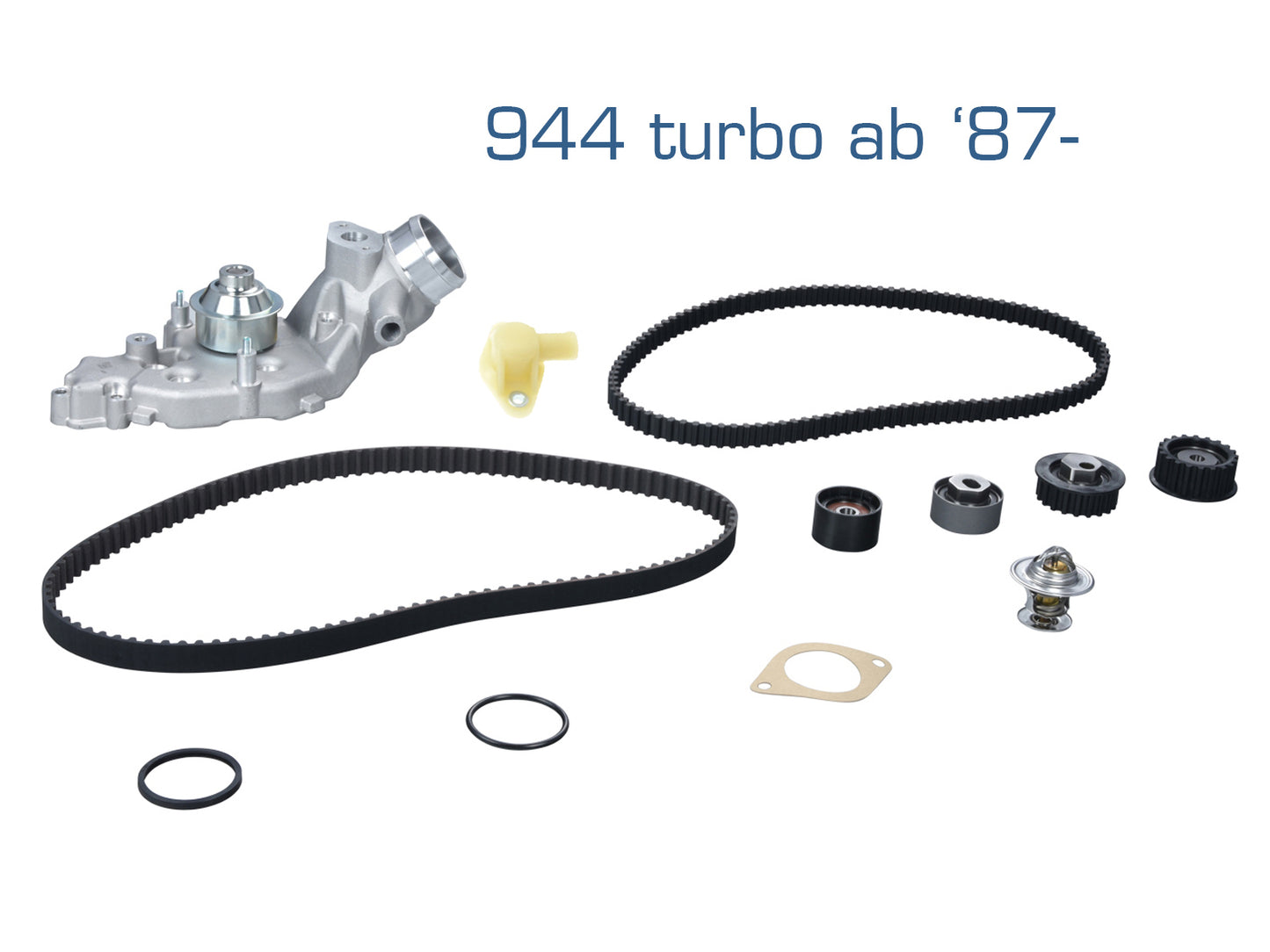 Water pump + timing belt for Porsche 944 turbo from '87 set
