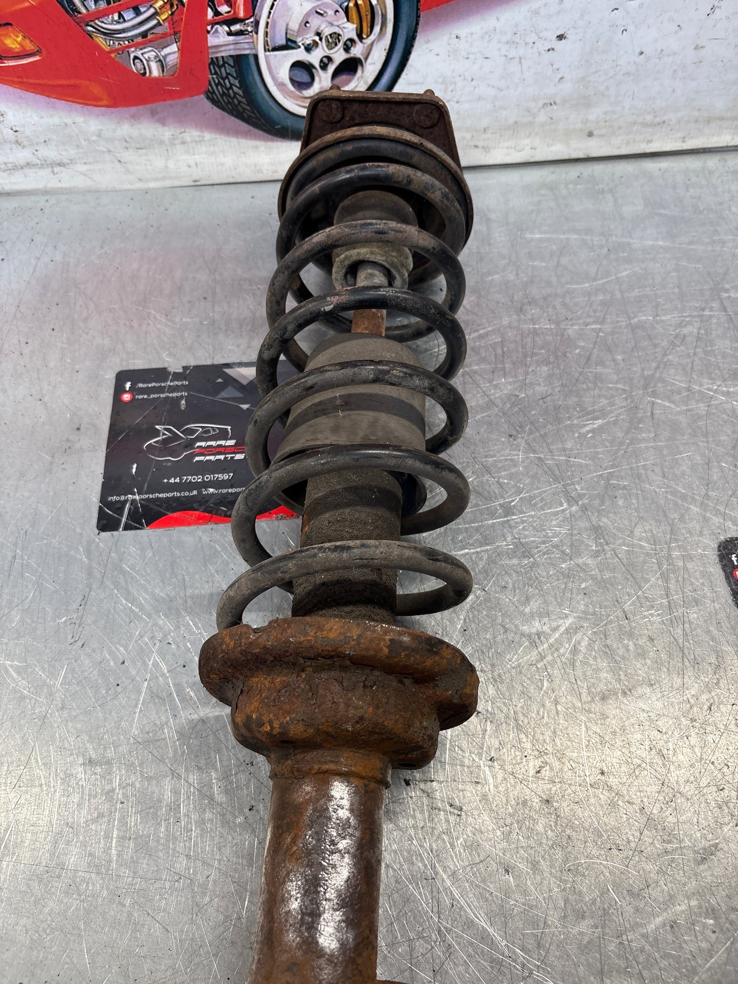 Porsche 924 Front shock absorber, used 477412031F