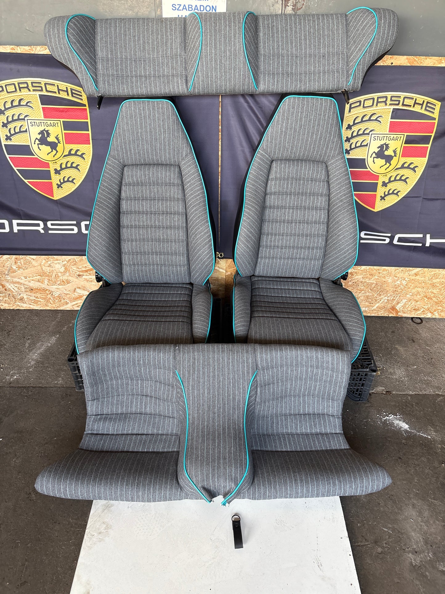 Porsche 924S Le Mans Recaro Sport seats set