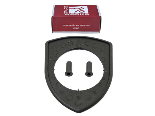 Rubber pad for Porsche hood emblem + grommets 90155921520