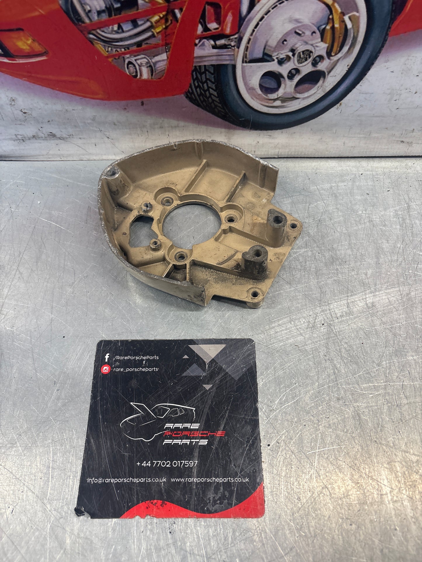 Porsche 944 968 camshaft gear cover, used 9441051794R