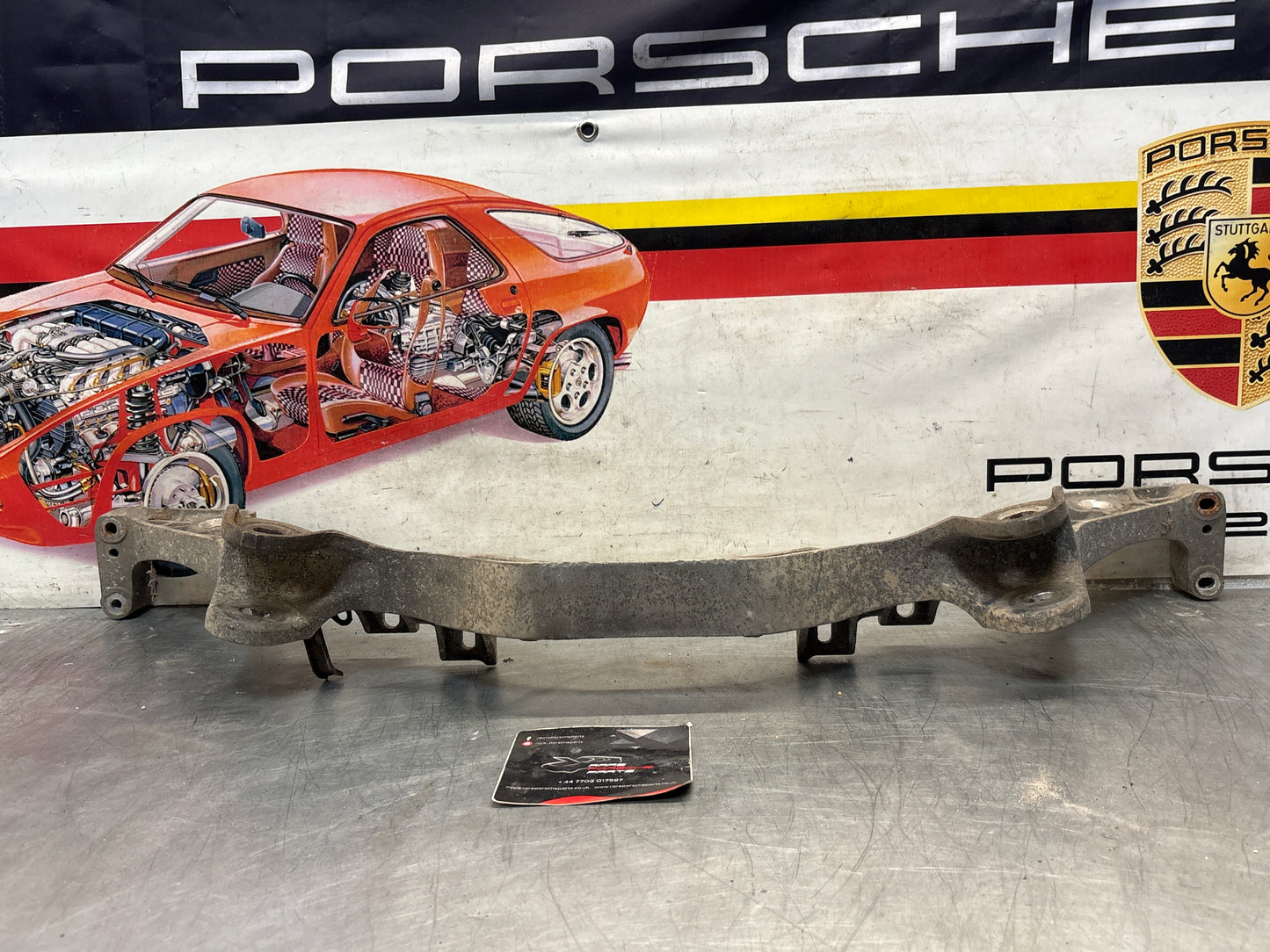 Porsche 928 rear gearbox subframe, used 92833113114