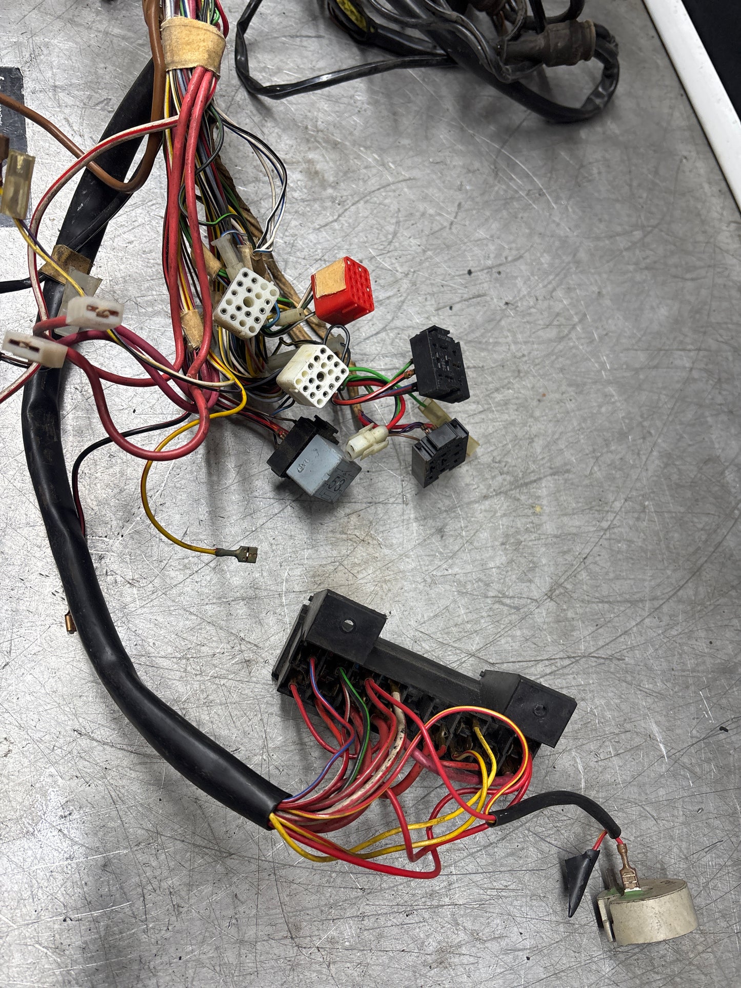 Porsche 924 1983 engine bay wiring loom, harness, complete, used