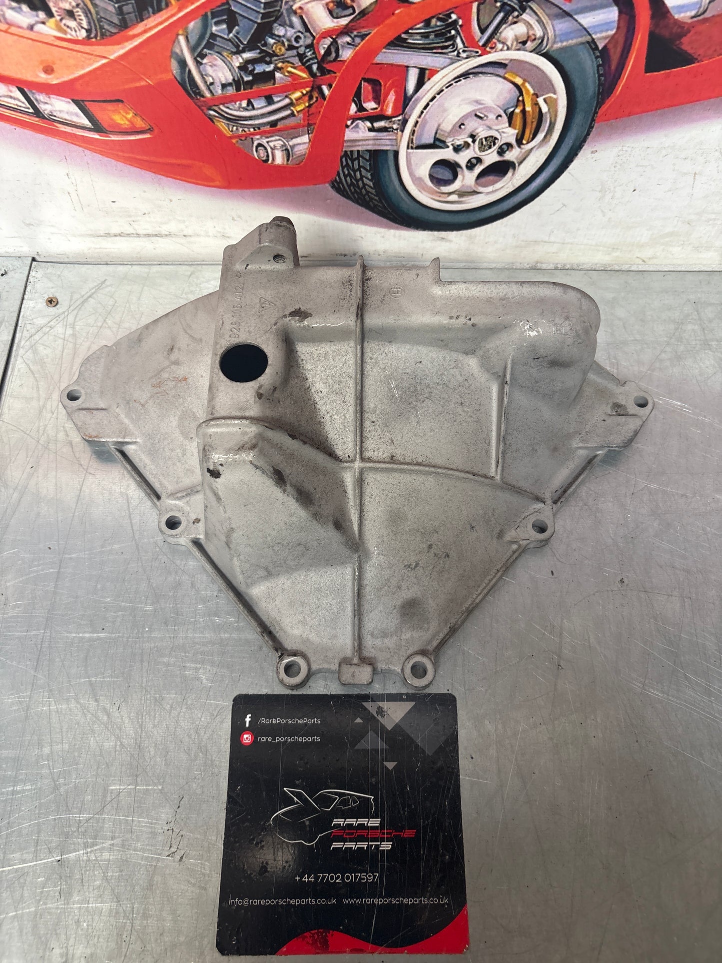 Porsche 928 bell housing ottom, 9281164122R, used