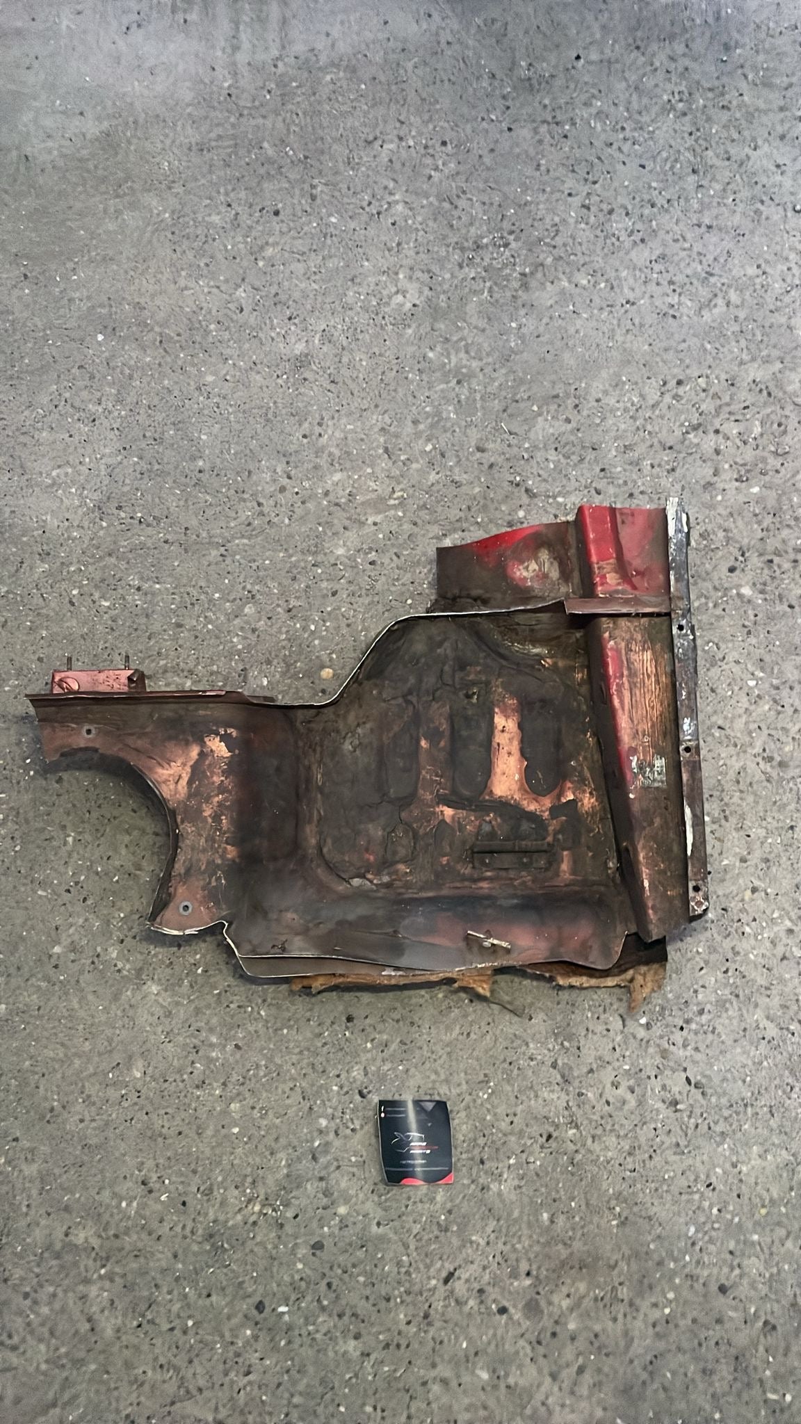 Porsche 924 / 944 Battery tray cut from a rust free body, LHD cars only