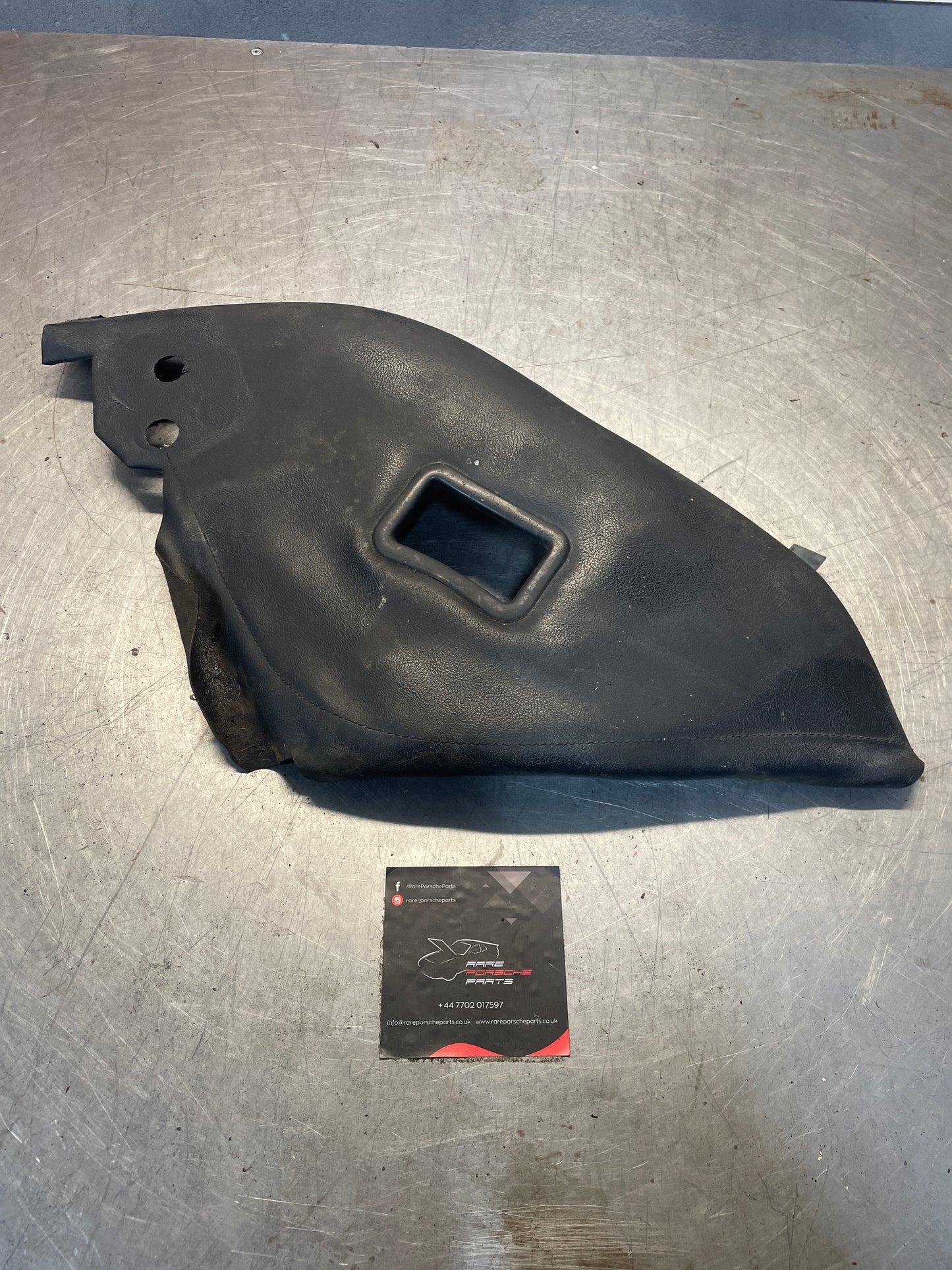 Porsche 928 Rear Seat Side Panel Left, black, used 92852204104