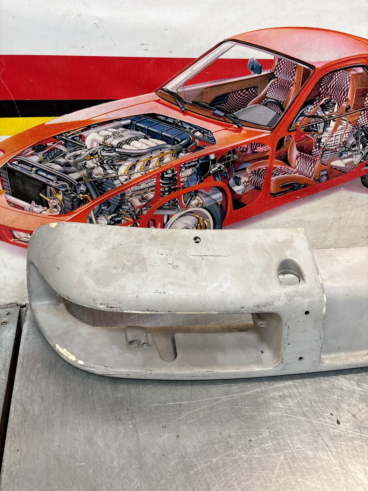 Porsche 924 Front Bumper 477807113 used