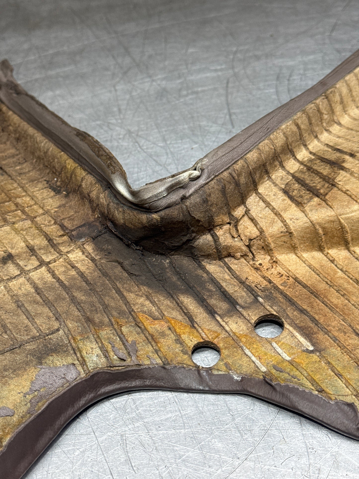 Porsche 944 924 brown rear interior C Post trims/cards. Quarter panel trim used 94455502101 94455502201