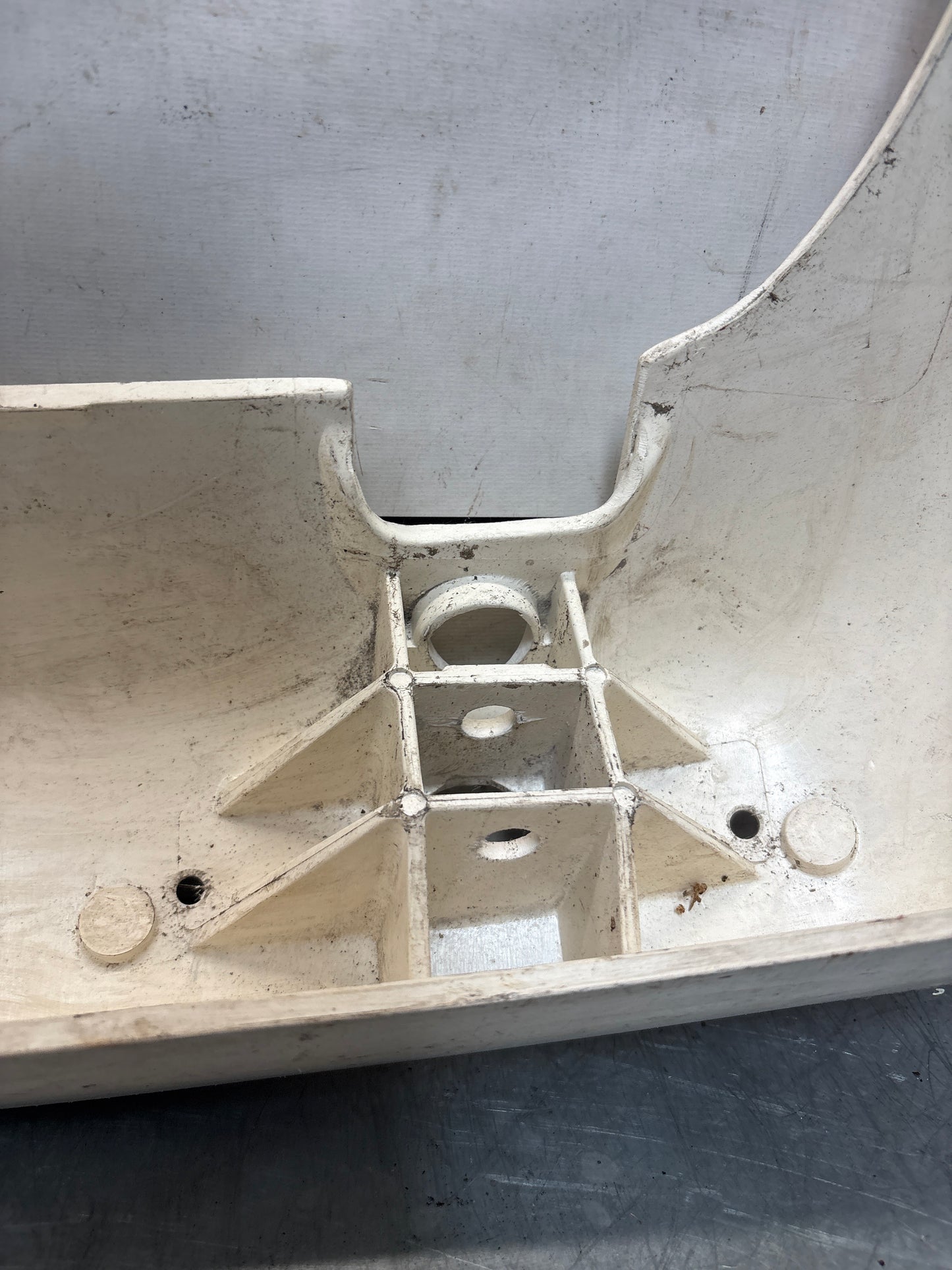 Porsche 944 rear bumper, NOS damaged 93150538700