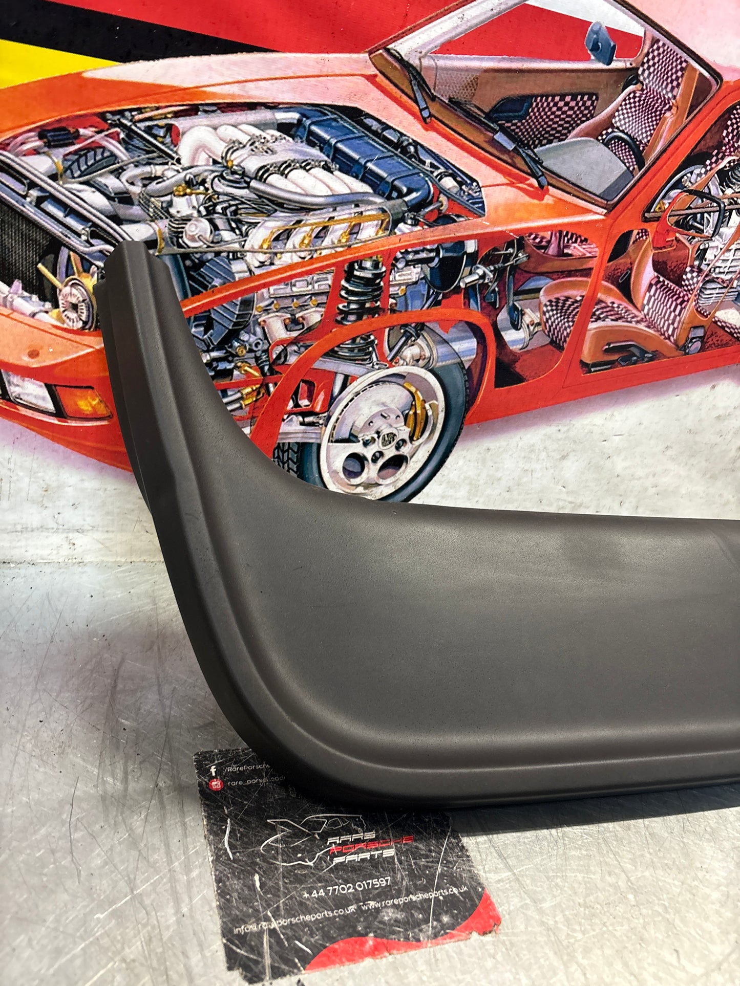 Porsche 944 rear center spoiler, used 93751255500