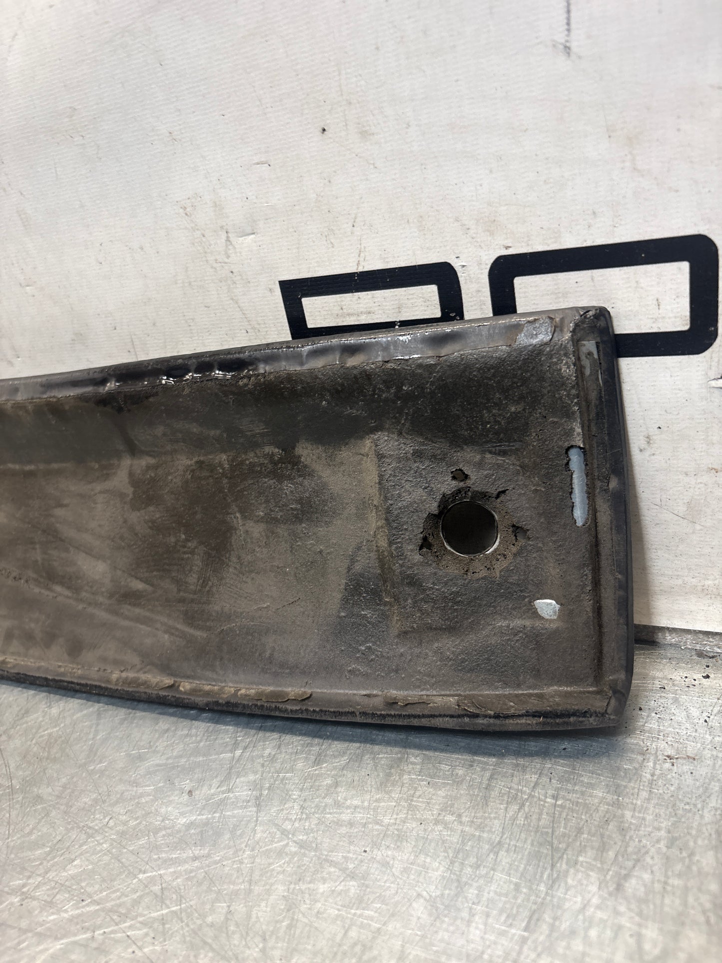 Porsche 924 944 -85.5 rivestimento tetto anteriore/aletta parasole, nero 477867511, usato
