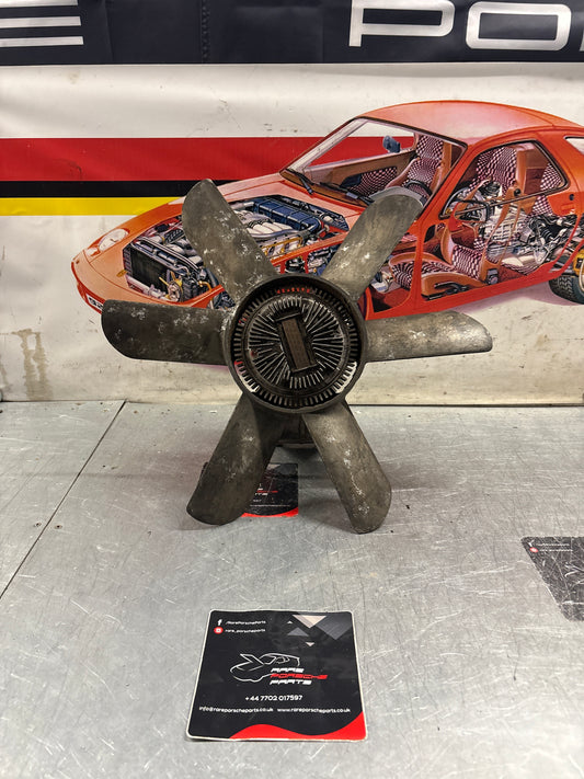 Porsche 928 Engine cooling viscous fan with bracket used 92810613701, 9281061101R