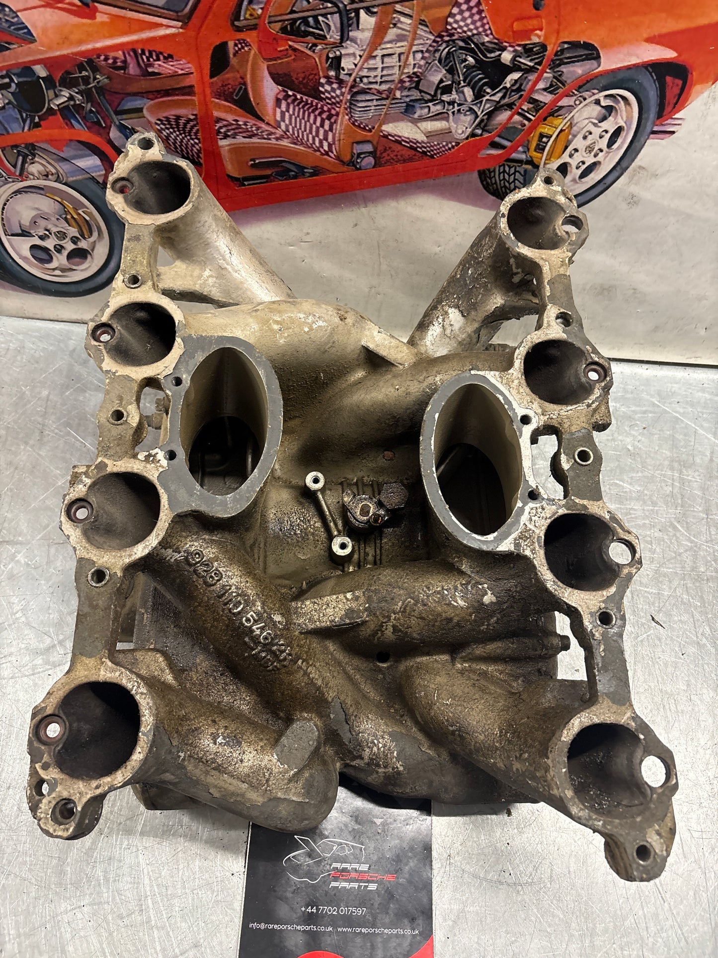Porsche 928 S4 Intake manifold, used 9281105462R