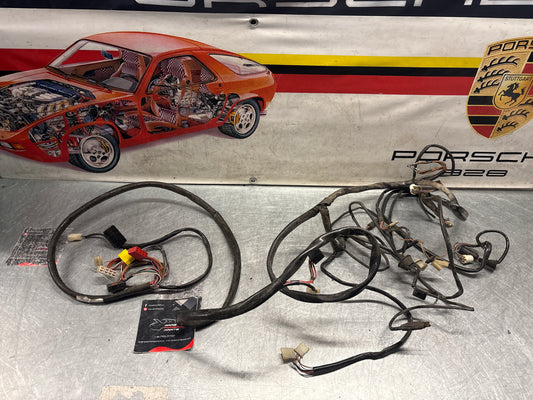 Porsche 928 S interior wiring harness, loom, rear section, from a LHD car, used 92861200424