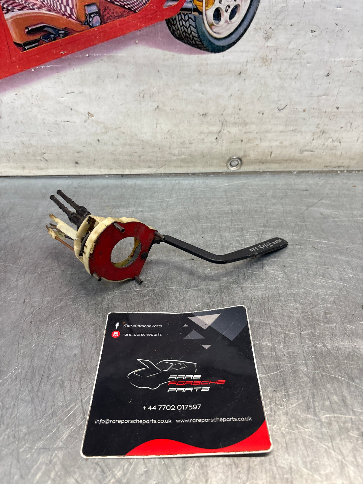 Porsche 914 steering coloumn wiper switch, used 91461391515