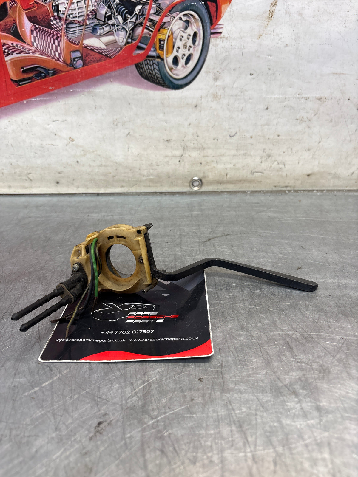 Porsche 914 steering coloumn wiper switch, used 91461391515