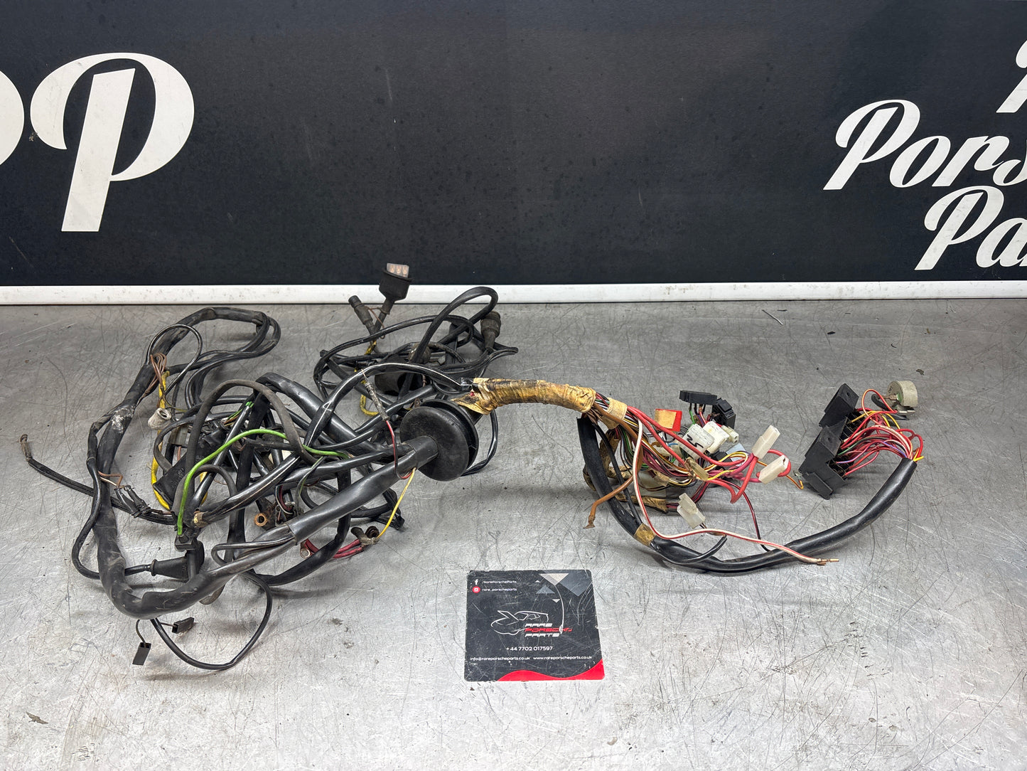 Porsche 924 1983 engine bay wiring loom, harness, complete, used