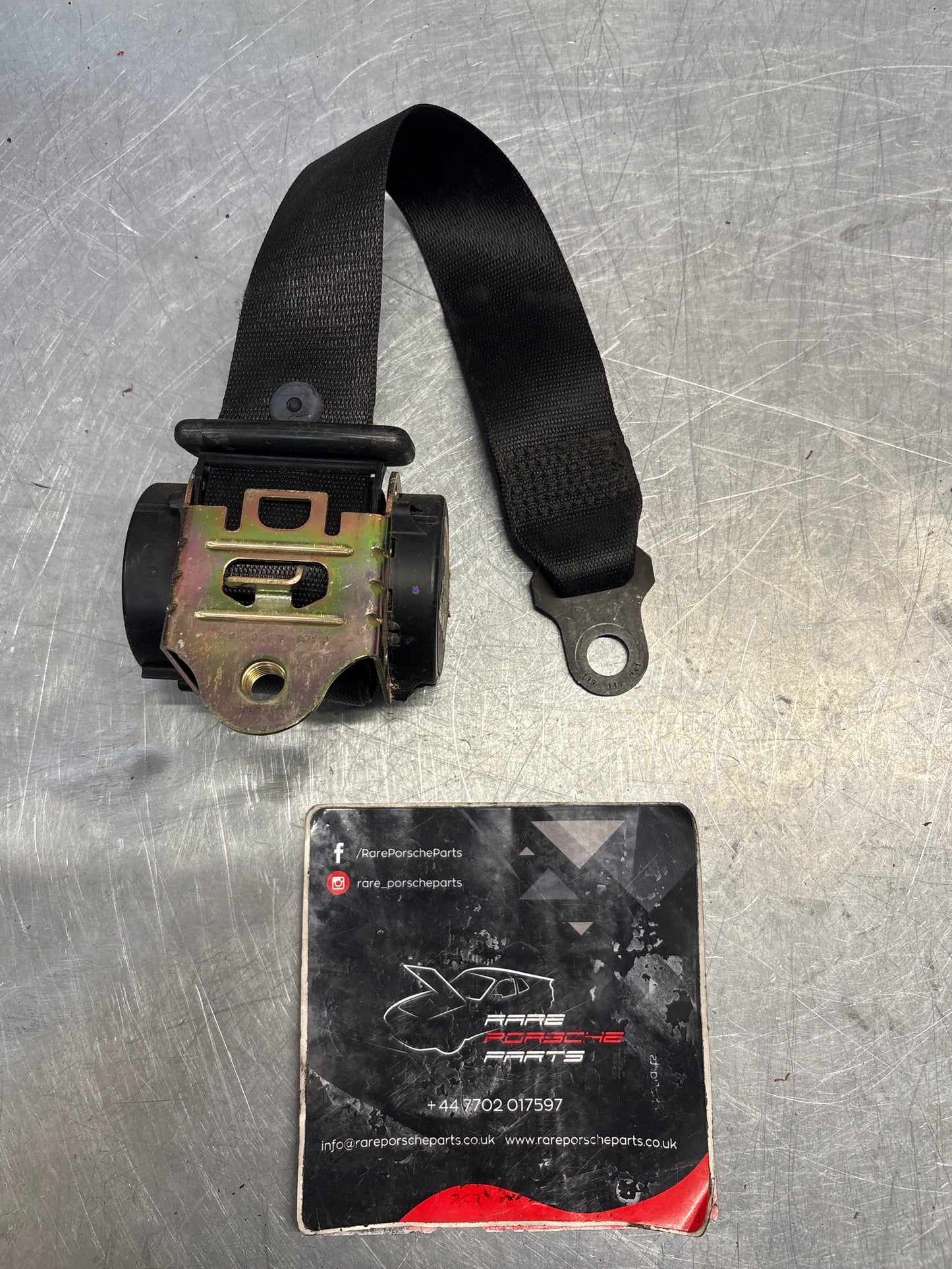 Porsche 911 996/997 rear left seatbelt, used 99680303507