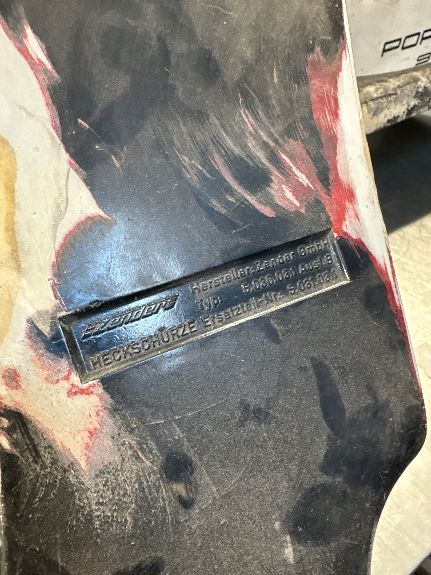 Porsche 924 Zender spoiler set, used