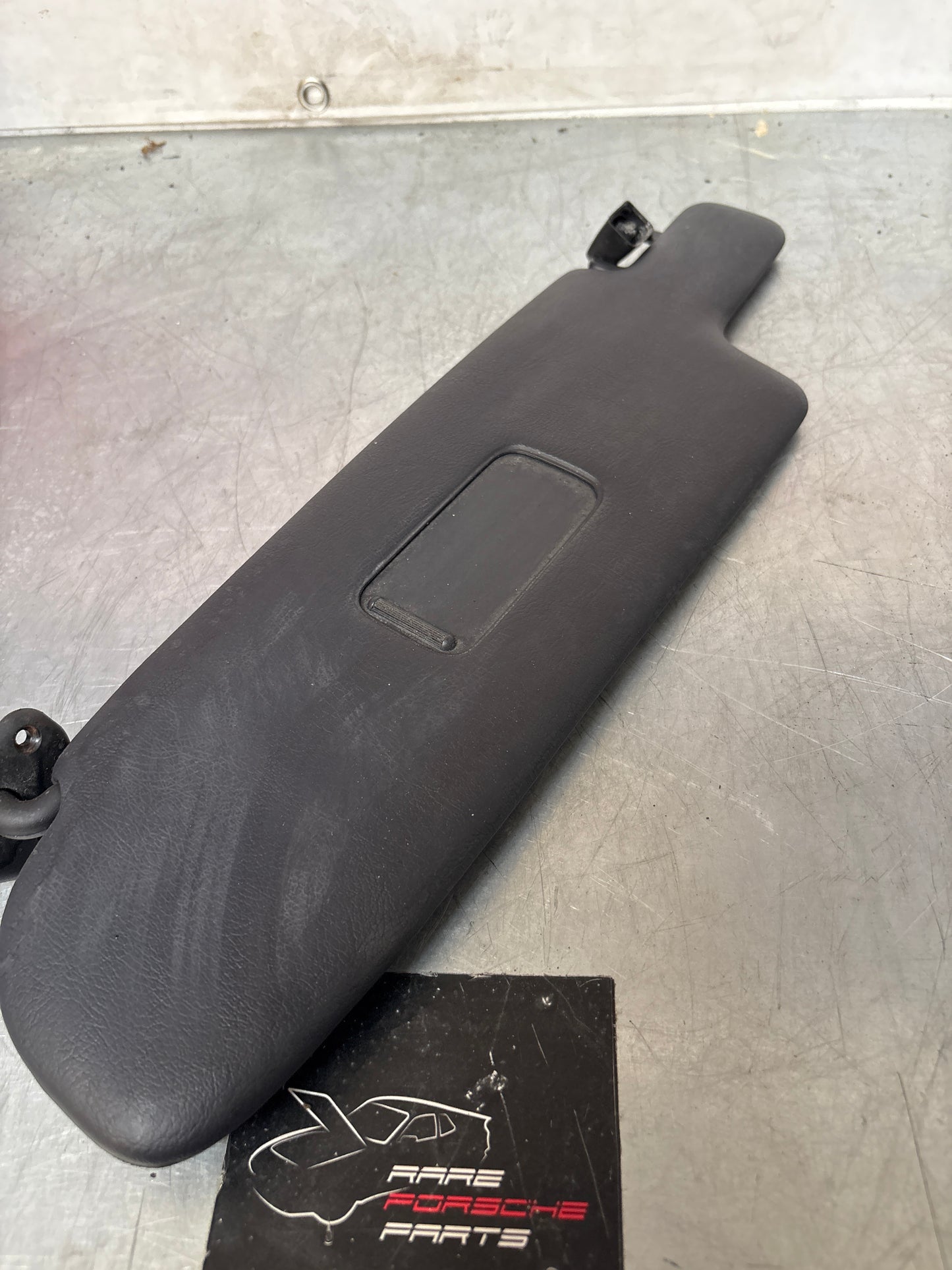 Porsche 928 Marine blue sun visor with mirror, used left 92873123702