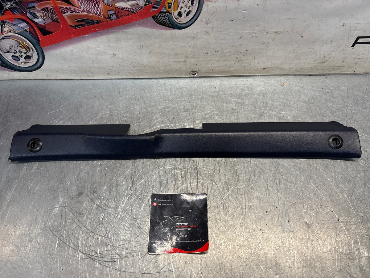 Porsche 928 tailgate interior trim, used, cobalt blue 92855504705