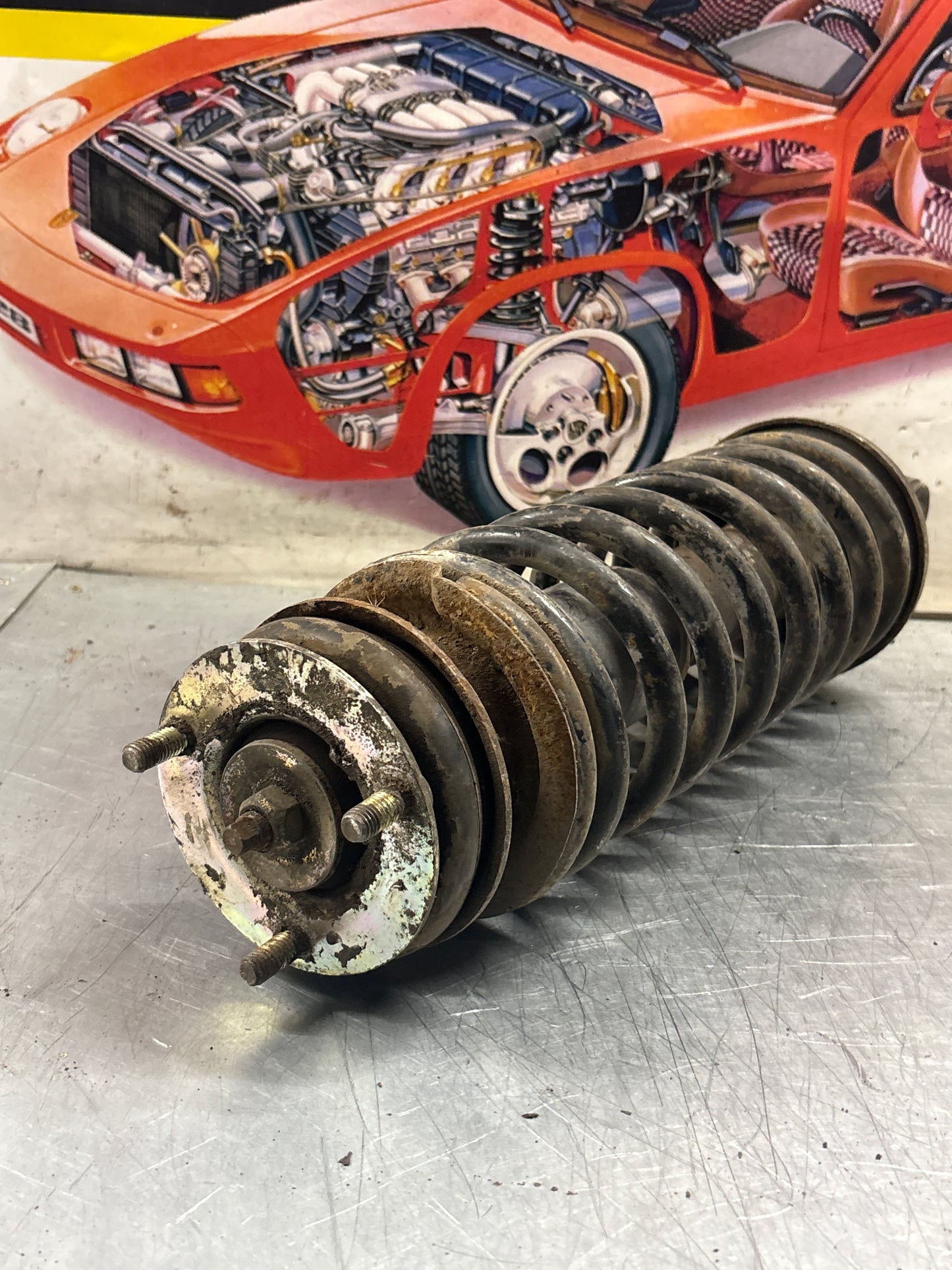 Ammortizzatore posteriore Porsche 928, usato 92833305108