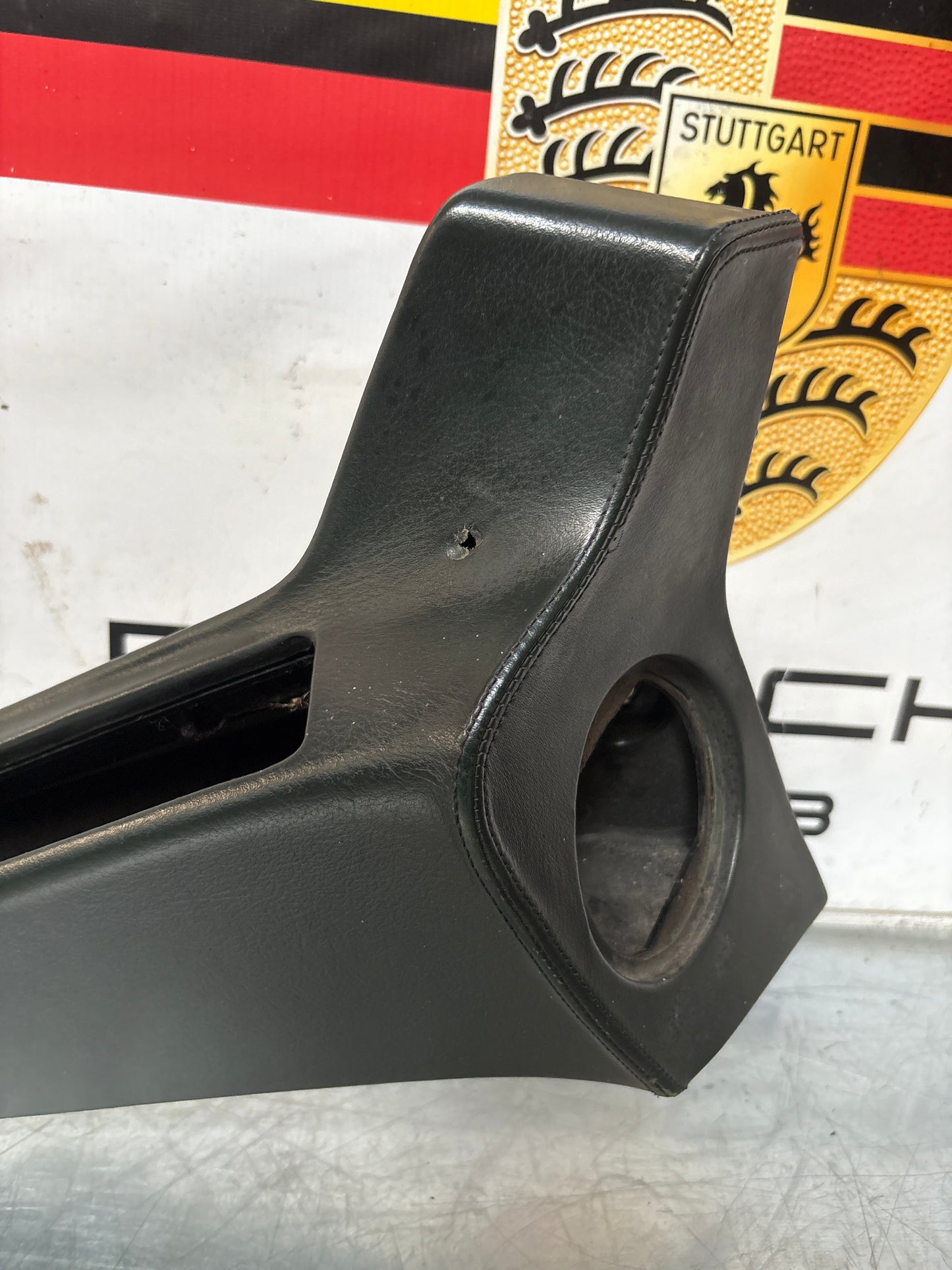 Porsche 928 Green door armrest, left, off side, 92855510103, used