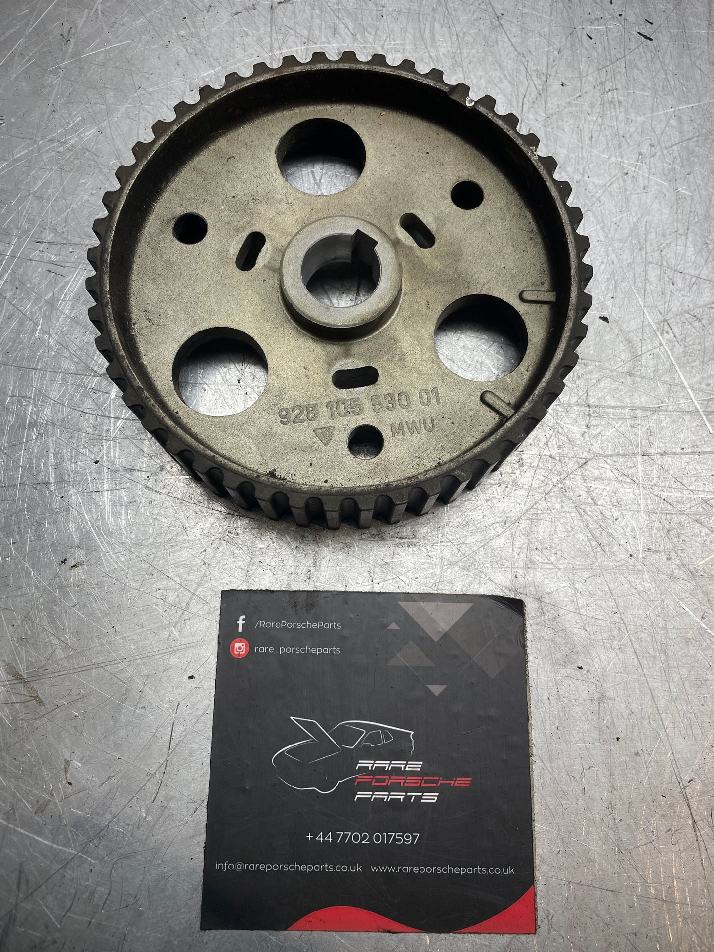 Porsche 928 4.5 camshaft pulley timing gear, used 92810553001