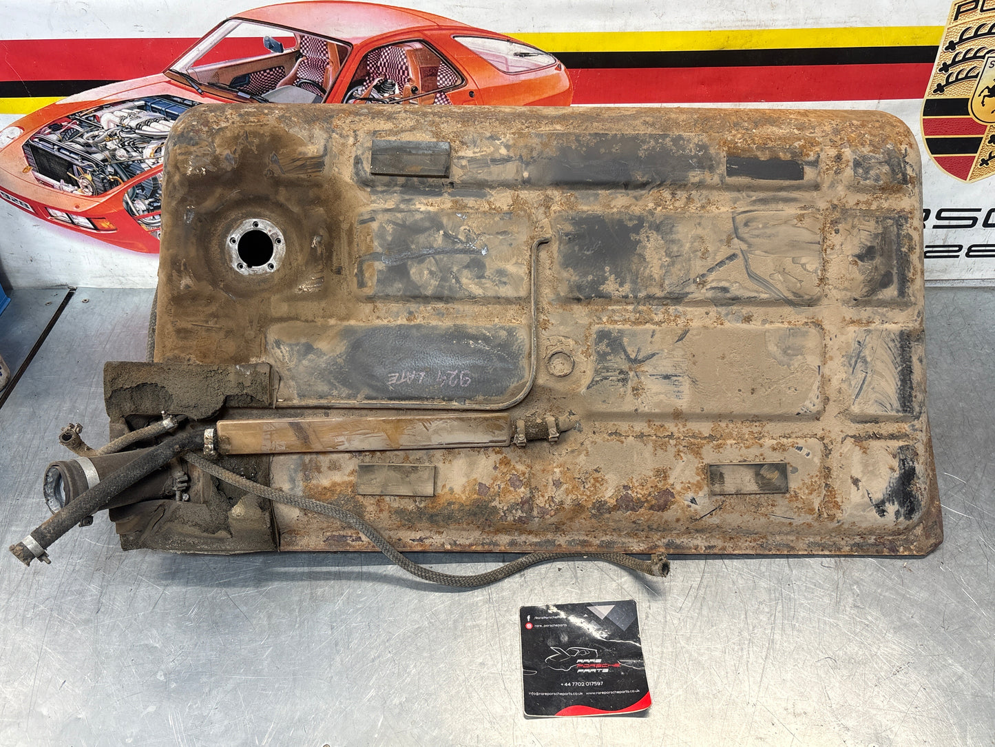 Porsche 924 944 metal fuel tank 477201021F used