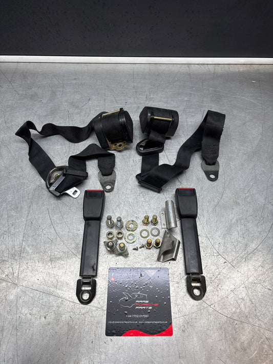 Porsche 924 944 set of front seat belts, used 477857705H 47785706H