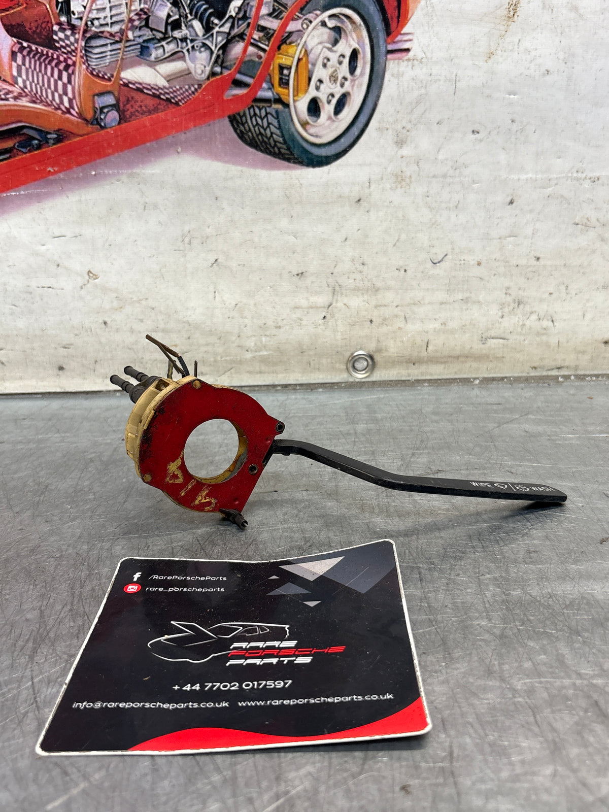 Porsche 914 steering coloumn wiper switch, used 91461391515