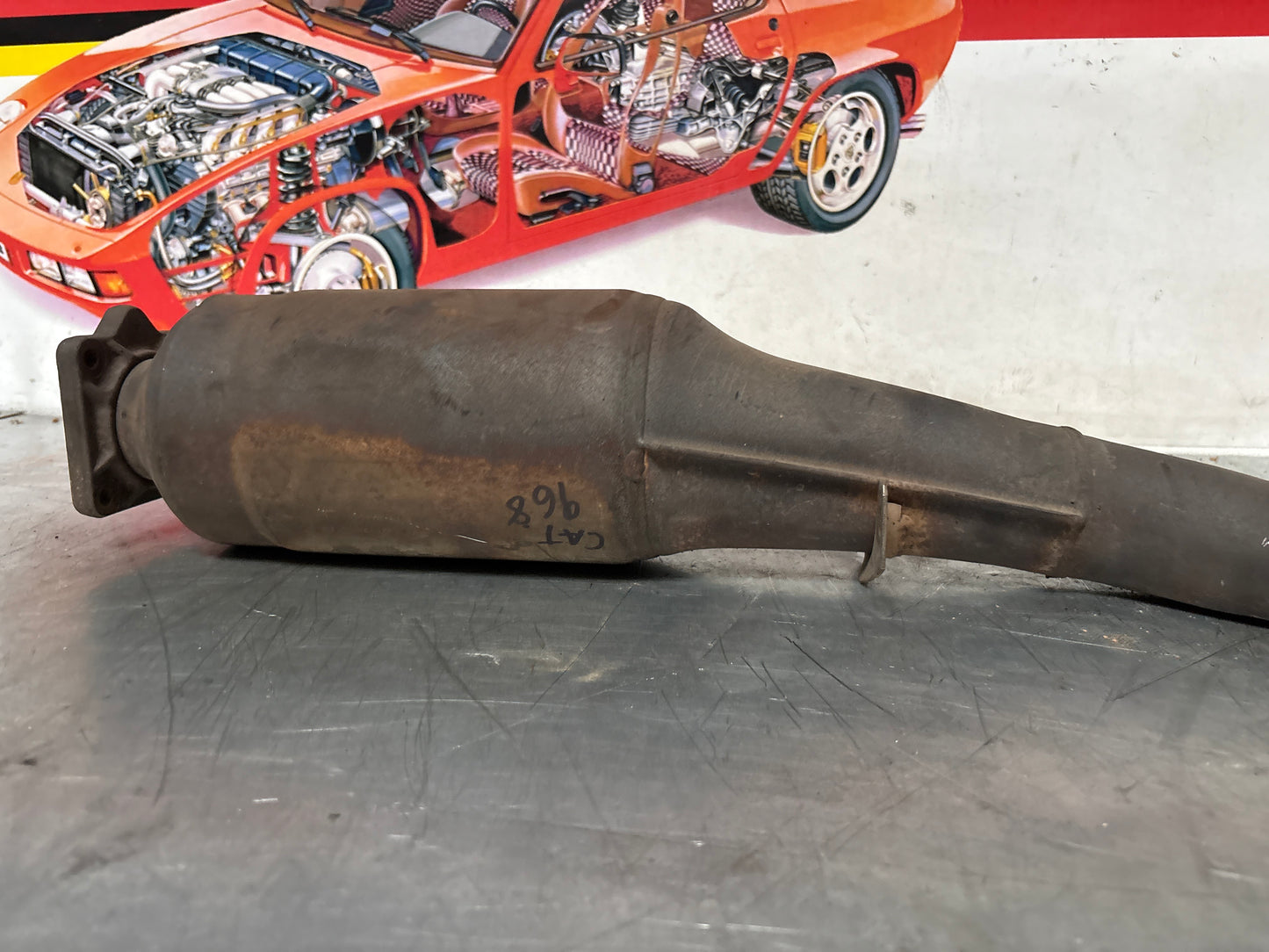 Porsche 968 Catalytic converter, used 94411108112