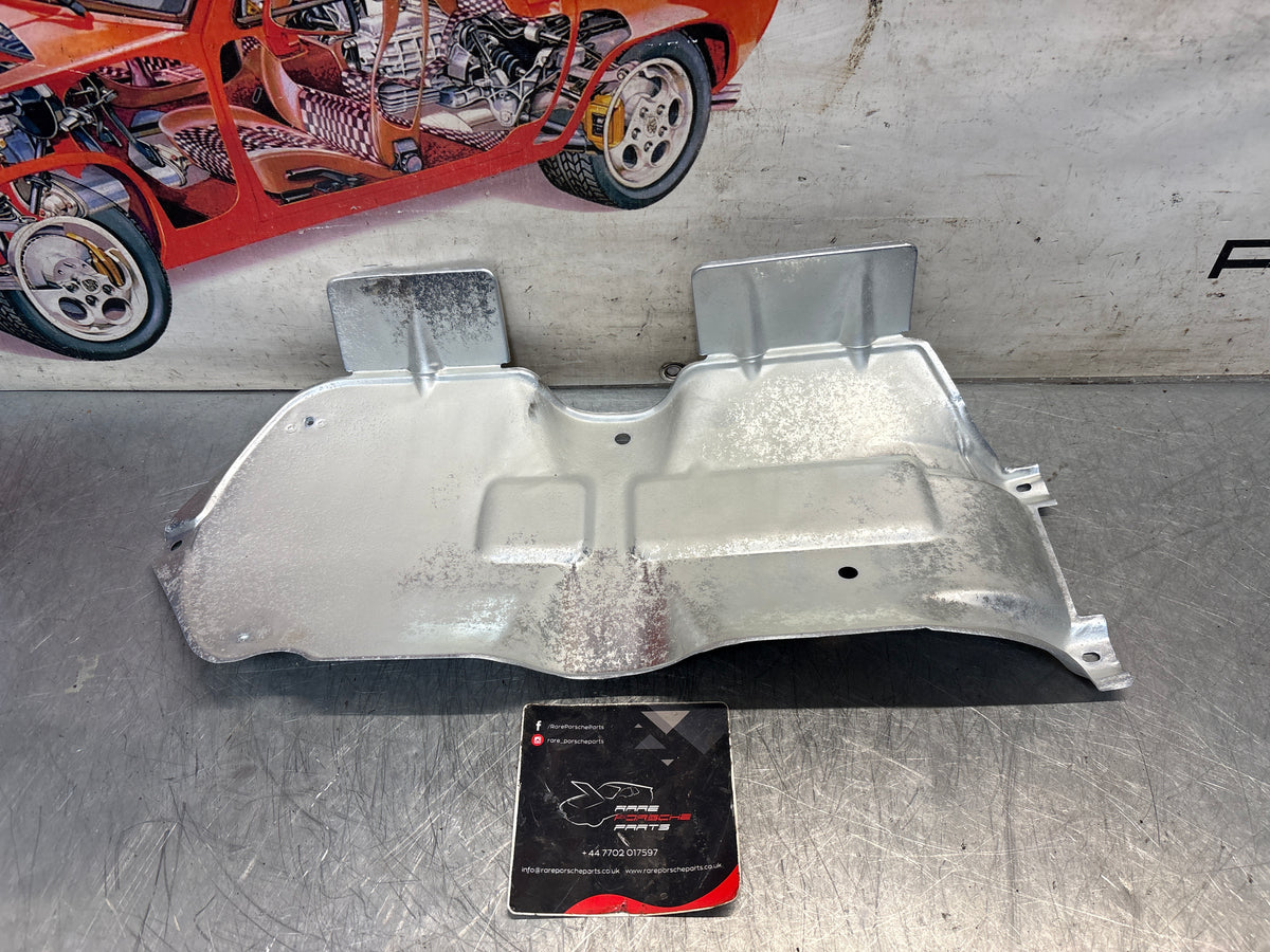 Porsche late 944 exhaust heat shield 94450313900, refurbished 