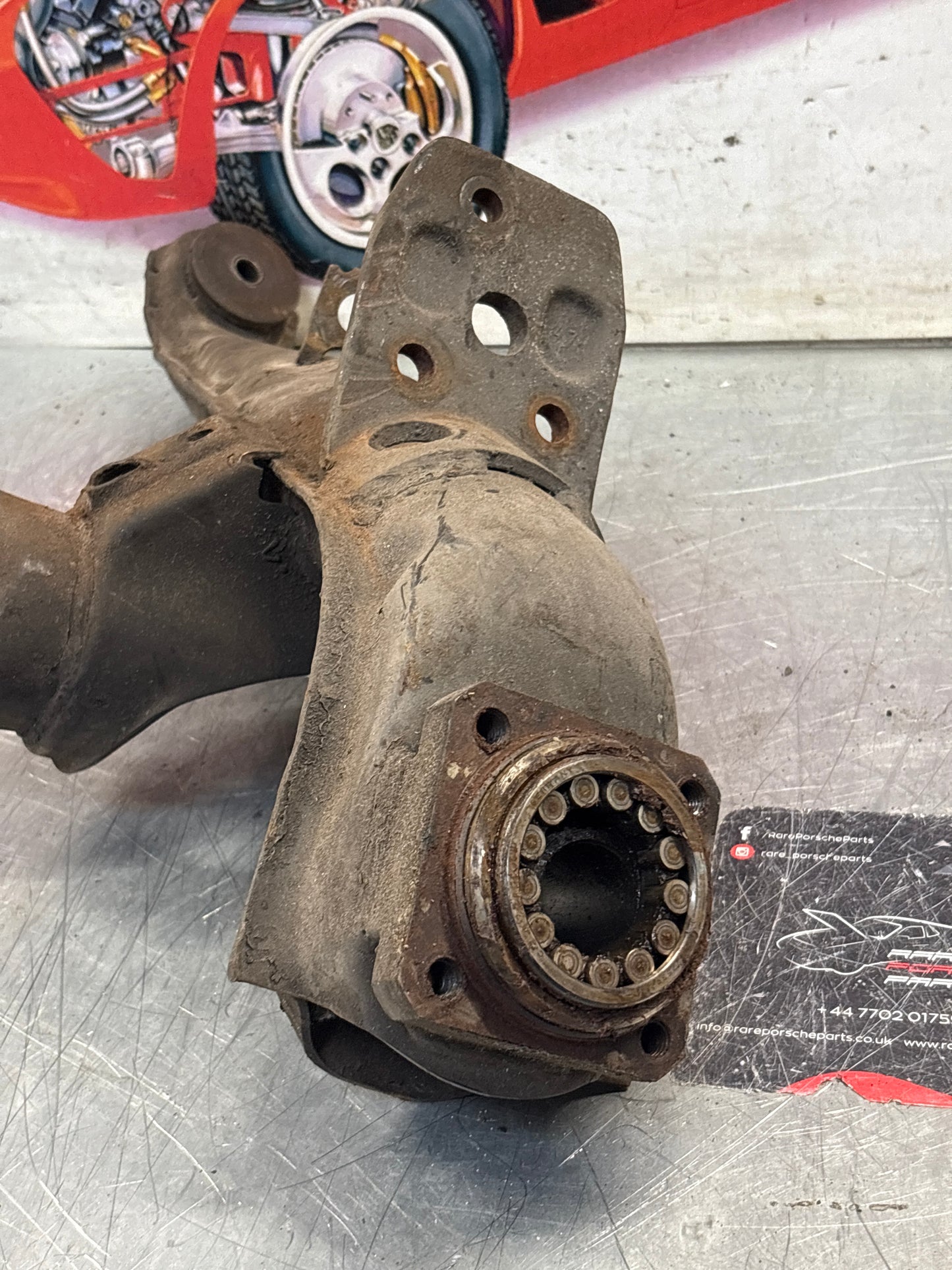 Porsche 924 944  -85.5 Rear left trailing arm, used 94433102100