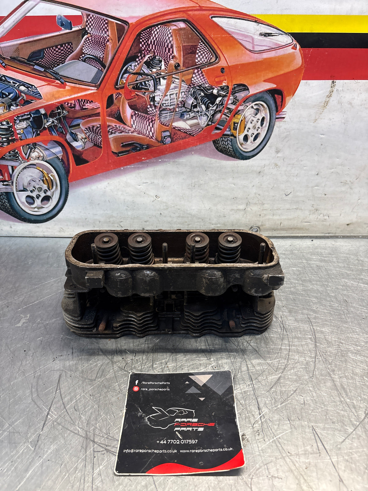 Porsche 914, cylinder head, used 021101371S