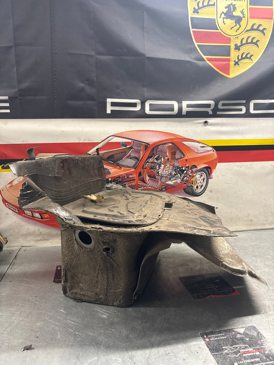 Porsche 928 Battery tray cut, 92850180502 used