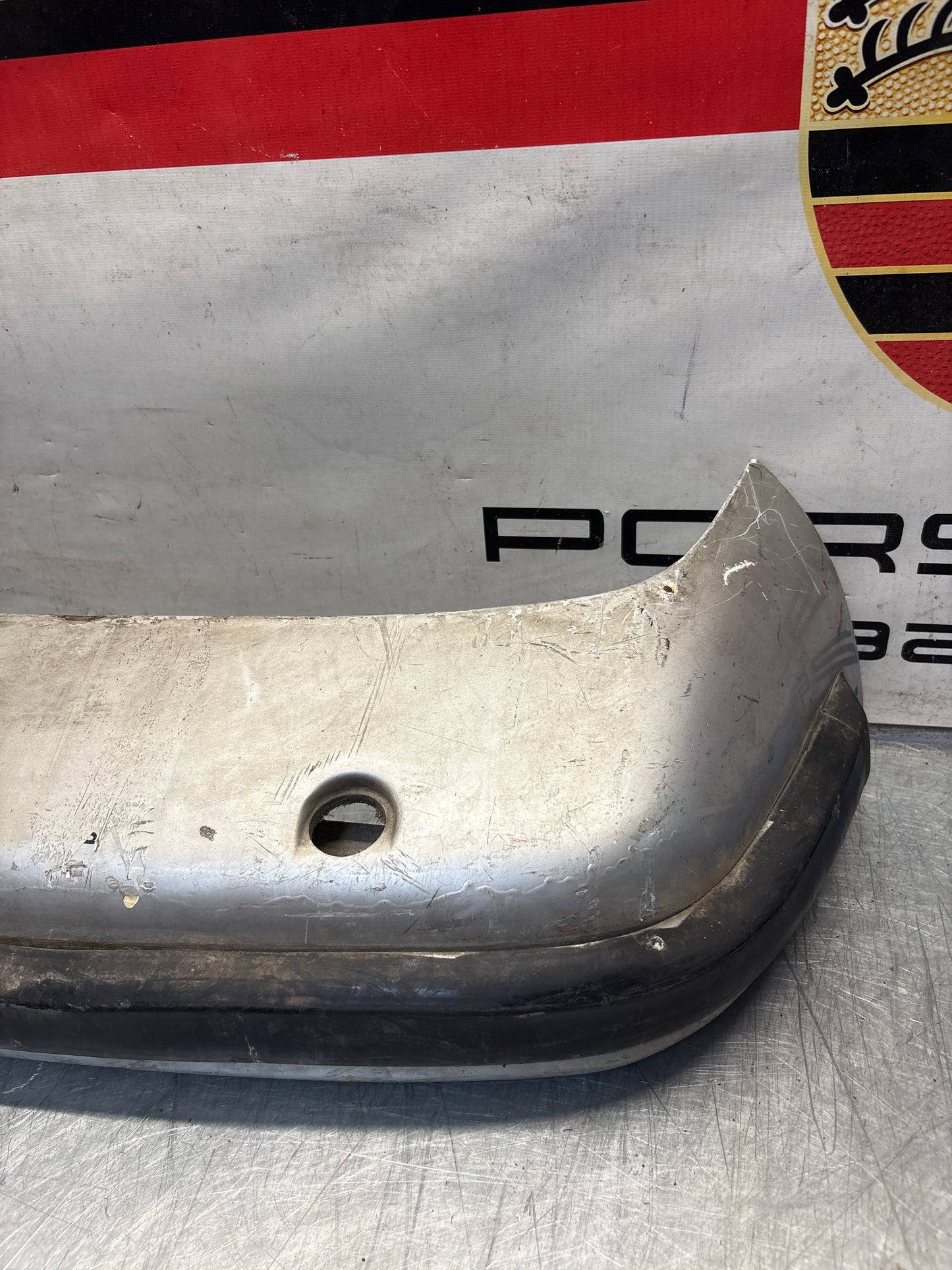 Porsche 924/924S rear bumper, used 477807313
