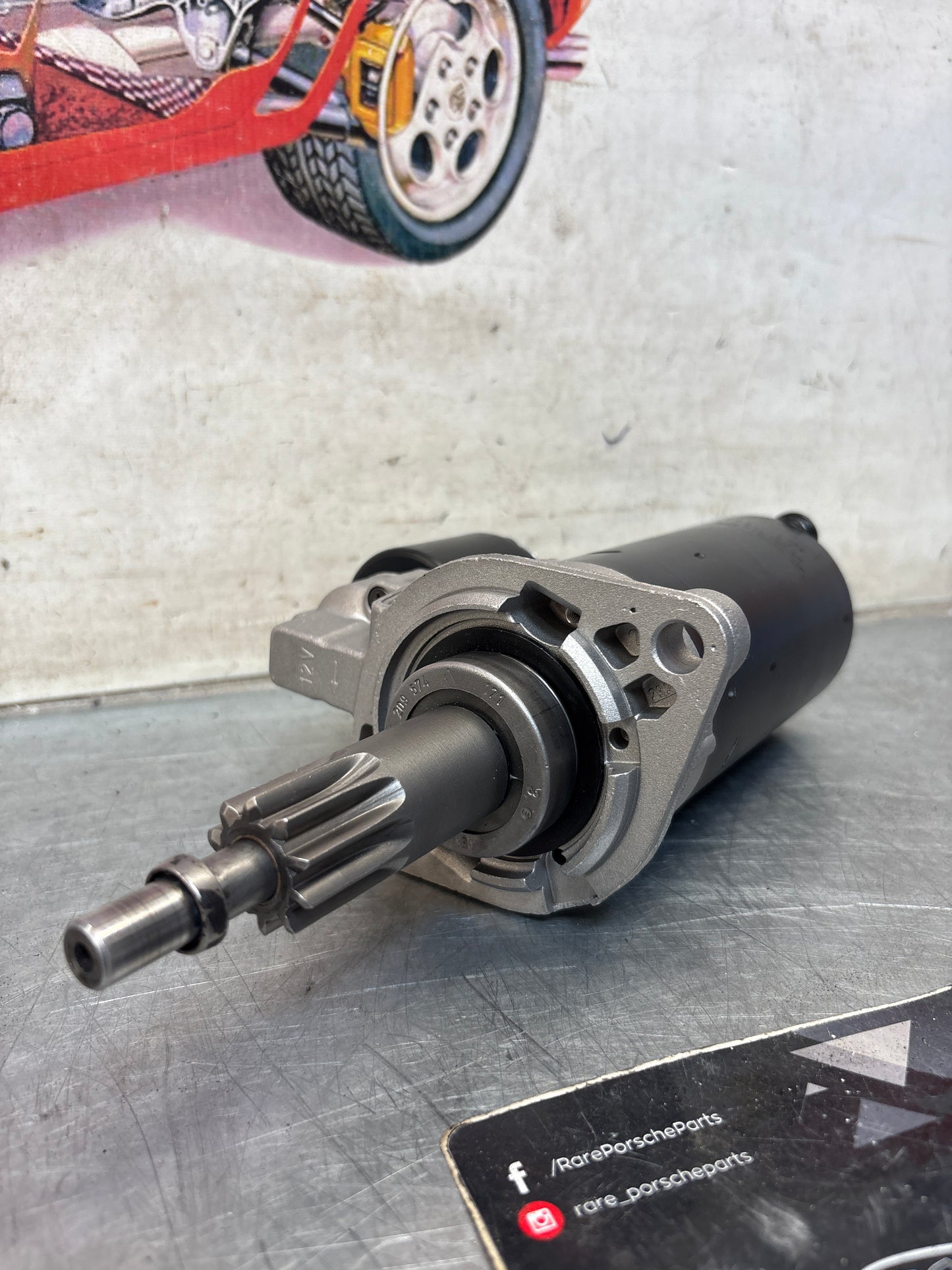 Porsche 968 starter motor, refurbished 94460410400