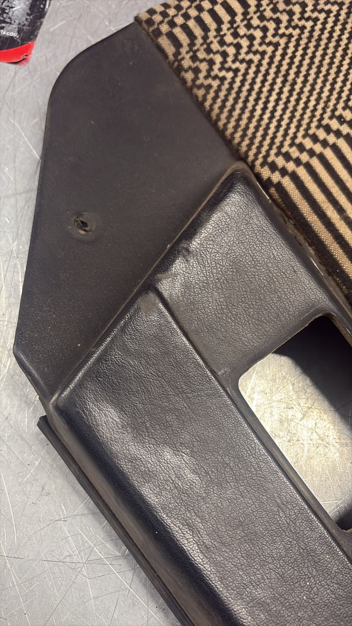 Porsche 924 / 944 early left Used door card, black, LHD 477867011