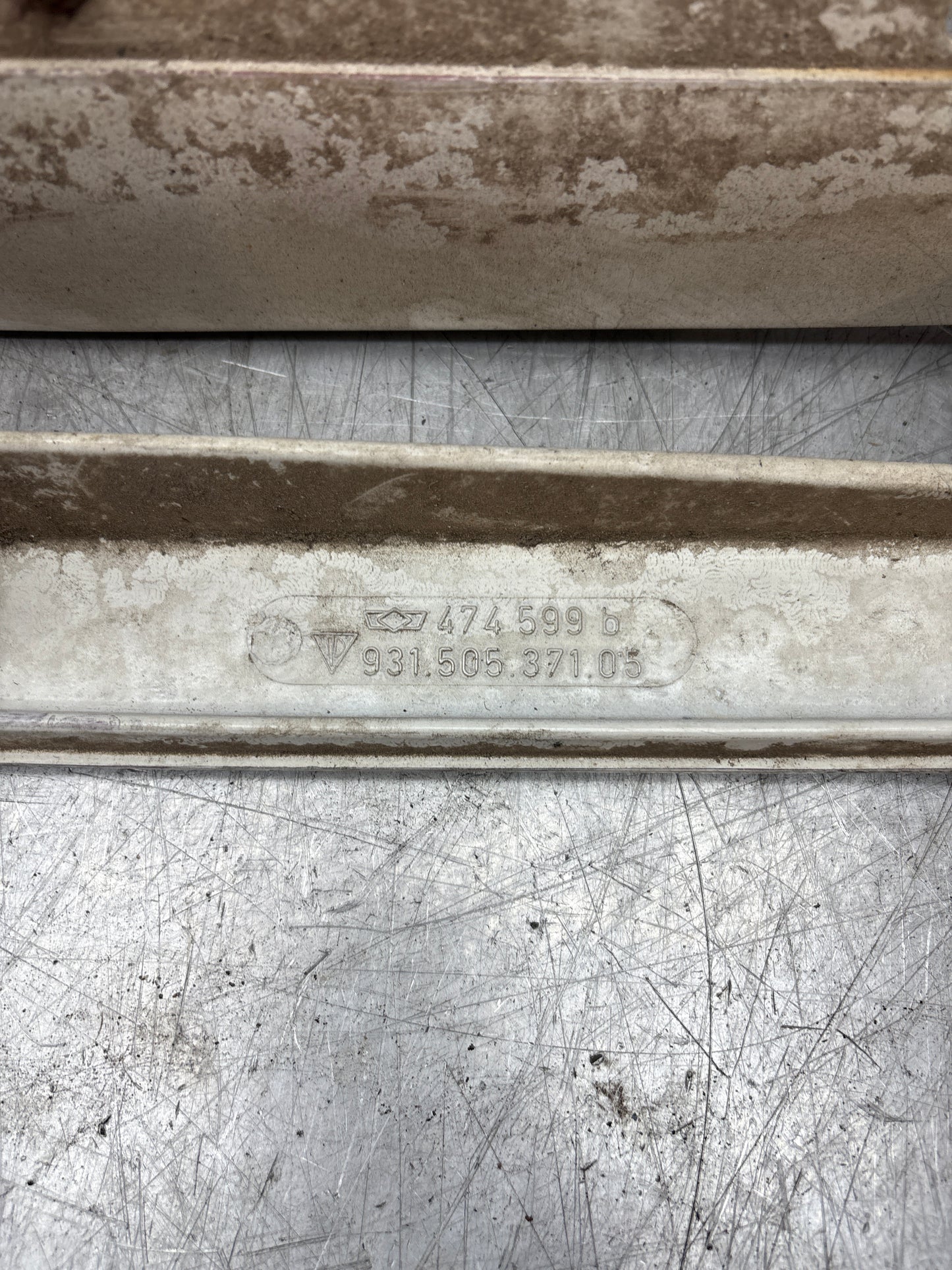 Porsche 944 Front spoiler, valance with fog light used 93150537105