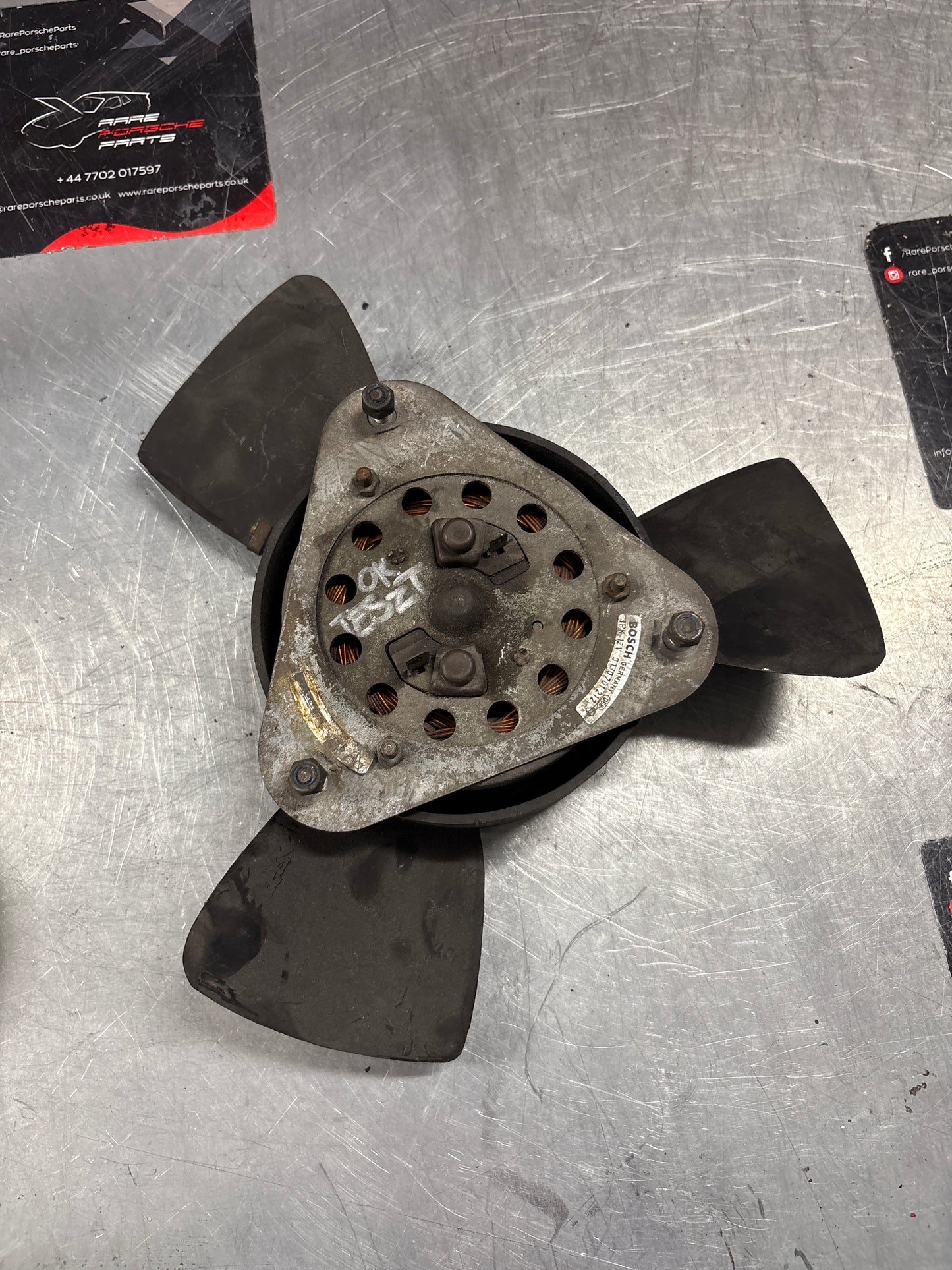 Porsche 924 944 early 3 blade cooling fan, used 94462402101 / 0130701212
