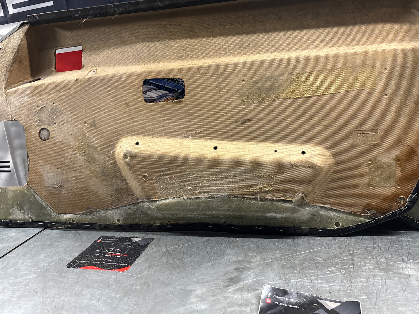 Porsche 924 / 944 Pair of early electric door cards, LHD 477867012 / 477867011